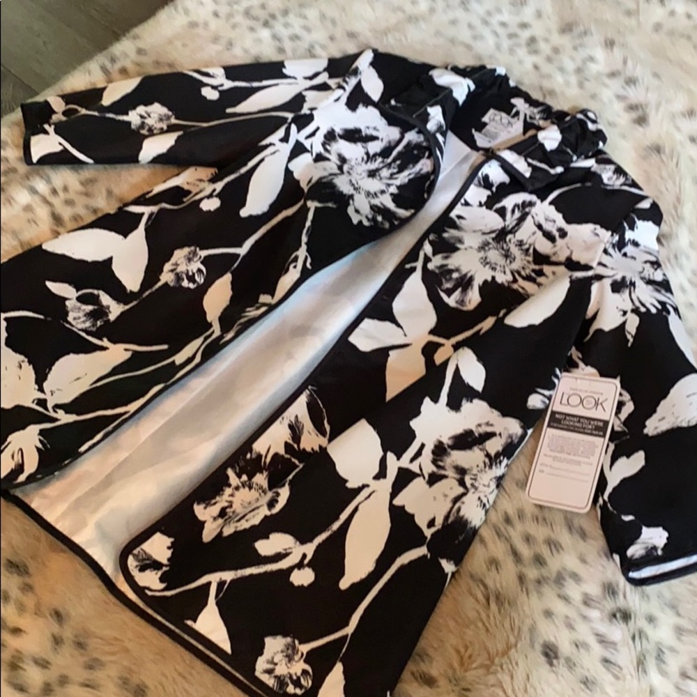 Black and white jacket